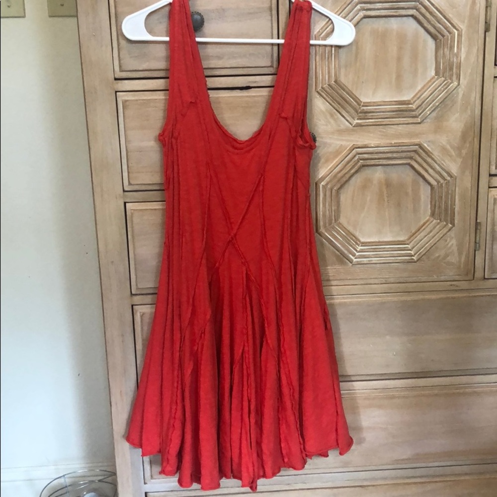 FREE PEOPLE Red dress